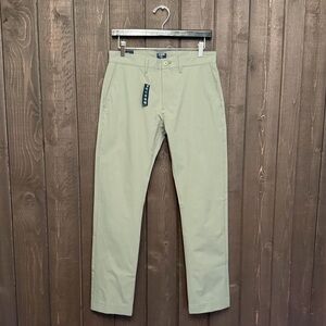 J.Crew Factory Slim-fit Tech Pants Dark Tarmac NWT Sz 29x30 Chino Golf Stretch